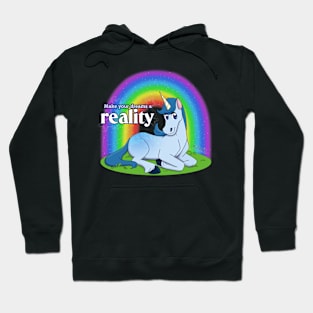 Uni Unicorn - Make Your Dreams a Reality Hoodie